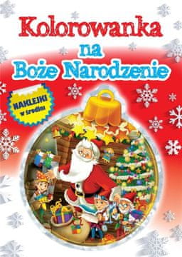 shumee Božična pobarvanka + nalepke