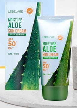 shumee LEBELAGE vlažilna krema za obraz SPF 50+ z aloe soncem