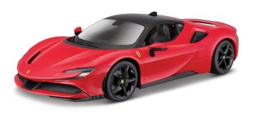 - RACE+PLAY, Ferrari SF90 Stradale, rdeč, 1:18