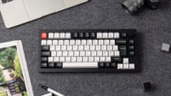 Keychron Q1 HE brezžična magnetna tipkovnica, QMK Custom, Hall Effect, Carbon Black (Q1H-M1-UK)