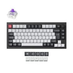 Keychron Q1 HE brezžična magnetna tipkovnica, QMK Custom, Hall Effect, Carbon Black (Q1H-M1-UK)