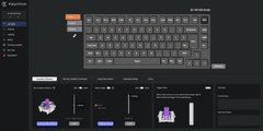 Keychron Q1 HE brezžična magnetna tipkovnica, QMK Custom, Hall Effect, Carbon Black (Q1H-M1-UK)