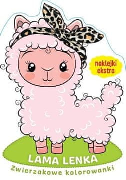 shumee Pobarvanke živali. Lama Lenka