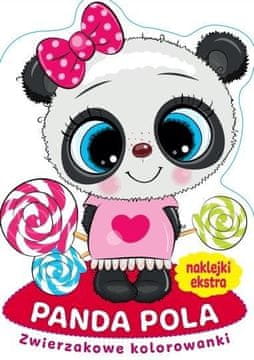 shumee Pobarvanke živali. Panda Pola