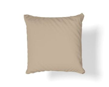 shumee Prevleka za vzglavnik iz bombažnega satena 40x40 temno bež barve