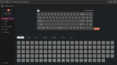 Keychron Q6 Max brezžična mehanska tipkovnica, Gateron Jupiter Red stikala, črna (Q6M-M1-UK)