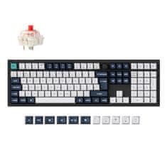 Keychron Q6 Max brezžična mehanska tipkovnica, Gateron Jupiter Red stikala, črna (Q6M-M1-UK)