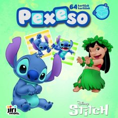 Jiri Models Pexeso z barvnimi stranmi Lilo & Stitch 21,5x21,5cm