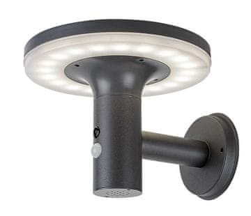shumee Solarna zunanja stenska svetilka z LED senzorjem 10W Alaska antracit 77017 Rabalux