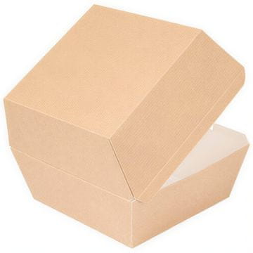 shumee Termo škatla za burgerje, velikost "L+", 14,4 x 13,6 x 9,2 cm 50 kosov.
