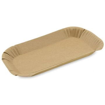 shumee Globok pladenj za kraft papir 23 x 15 x 2 cm 100 kosov.