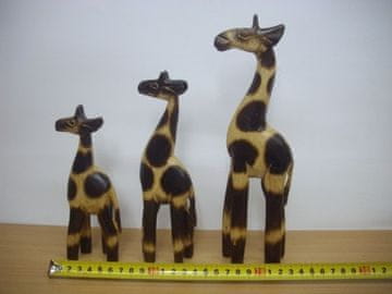 shumee žirafe 3 kosi 15/20/25 cm TA11