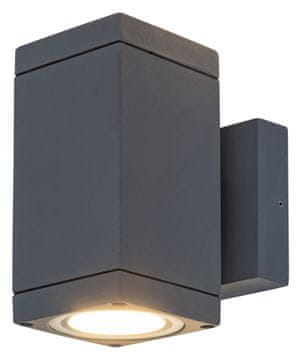 shumee Minimalistična zunanja stenska svetilka 2xGU10 Buffalo antracit 7888 Rabalux