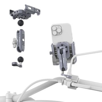 shumee Držalo za telefon Outplorer P100-B z zračnim vzmetom, ki se namesti na ogledalo