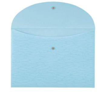 shumee Mapa za kuverte A4 z zapiranjem na gumb, pastelno modra