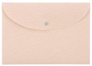 shumee Mapa za kuverte A4 z zapiranjem na gumb, pastelno roza