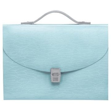 shumee Mapa harmonika z ročajem, pastelno modra