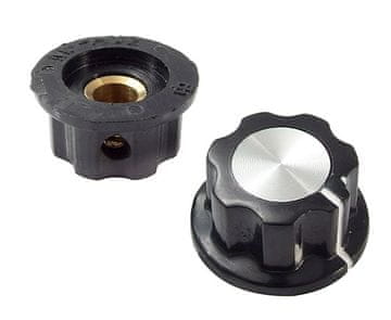 shumee BAKELITNI GUMB 22 mm SREBRNI POKROV