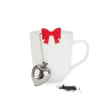 shumee Cedilo za čaj v obliki srca za Valentinovo, majhna košarica za prelivanje