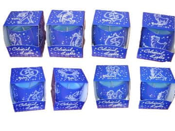 shumee Dišeča sveča z zodiakalnim motivom