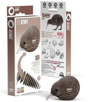 shumee Ptica kivi Eugy. 3D eko sestavljanka