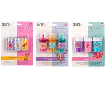 shumee Balzam za ustnice Candy Drinks, mešanica 3 kosov, USTVARITE!