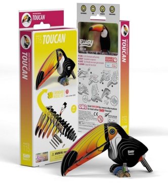 shumee Tukan Eksotična ptica Eugy. Eko 3D sestavljanka