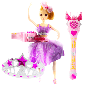 shumee LED plesna vila z glasbeno princeso
