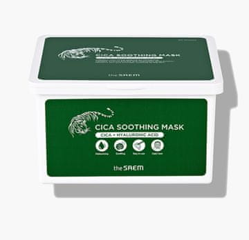 SAEM THE SAEM Cica Soothing Mask Intenzivno vlažilna maska iz platna - 30 kosov