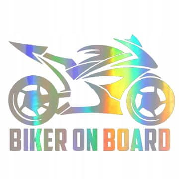 shumee Nalepka BIKER ON BOARD za motoristični avto