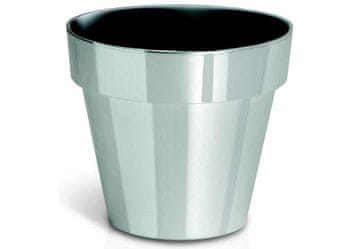 Prosperplast cvetlični lonček KRIMSKO SREBRNO DGC110S, premer 110 mm