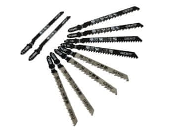 GEKO 10x nadomestni jekleni listi vbodne žage s T-krakom