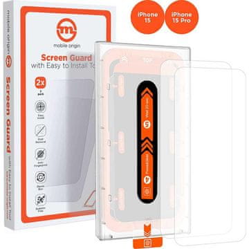 MOBILE ORIGIN Screen Guard iPhone 15Pro/15 2 kosa MO