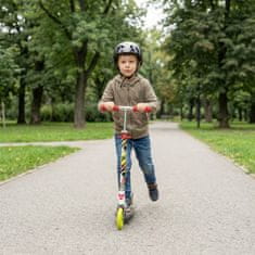 Disney DISNEY Mickey Mouse Dvokolesni skuter z zavoro, do 50 kg, zložljiv, nastavljiv za otroke 6+