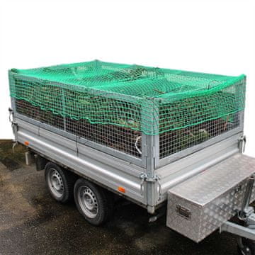 Wiltec Zaščitna mreža za prikolice in vozila 2×3,5m