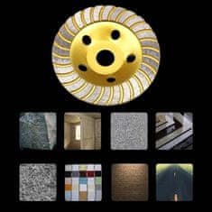 Dexxer Set segmentirana diamantna + TURBO plošča za brušenje betona 125mm 