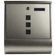 MAR-POL Poštni nabiralnik z režo INOX 1