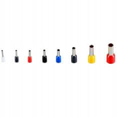 GEKO Komplet izoliranih tulcev – kabelskih zaključkov 1200 kos