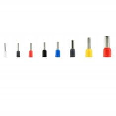 GEKO Komplet izoliranih tulcev – kabelskih zaključkov 1200 kos