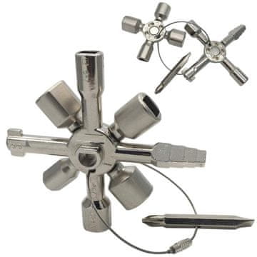 GEKO Univerzalni ključ za tehnične omare 10 v 1