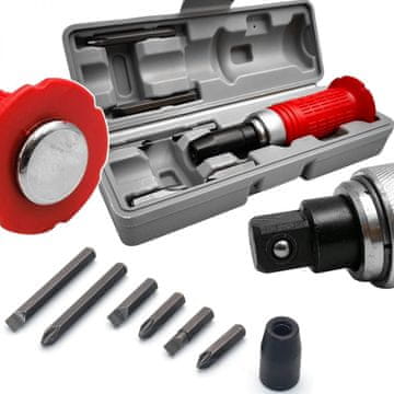 Beast Defense Udarni izvijač z nastavki 7 delni