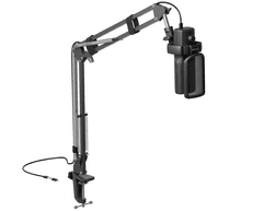 Genesis RADIUM 251 profesionalni mikrofon, 192kHz, USB-C, RGB, z roko, črn