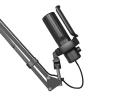 Genesis RADIUM 251 profesionalni mikrofon, 192kHz, USB-C, RGB, z roko, črn