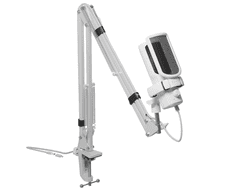 Genesis RADIUM 251 profesionalni mikrofon, 192kHz, USB-C, RGB, z roko, bel