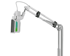 Genesis RADIUM 251 profesionalni mikrofon, 192kHz, USB-C, RGB, z roko, bel