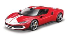 BBurago - RACE+PLAY, Ferrari 296 GTB ASSETTO FIORANO, rdeča, 1:18