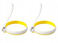 hurtnet Set dveh silikonskih modelov za pečena jajca