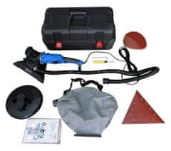 Dedra 1010W brusilni stroj za brušenje sten – okrogla + trikotna glava in kovček