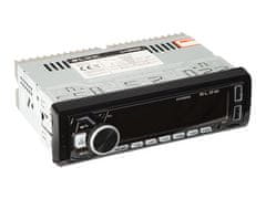 Autoblow 12V 1DIN RGB avtoradio 4x45W MP3 2x USB Bluetooth aplikacija