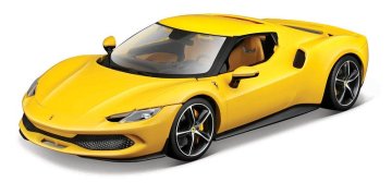 - RACE+PLAY, Ferrari 296 GTB, rumeno, 1:18